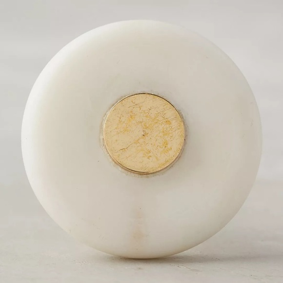 Brass & Marble Knob - Picture 2 of 2